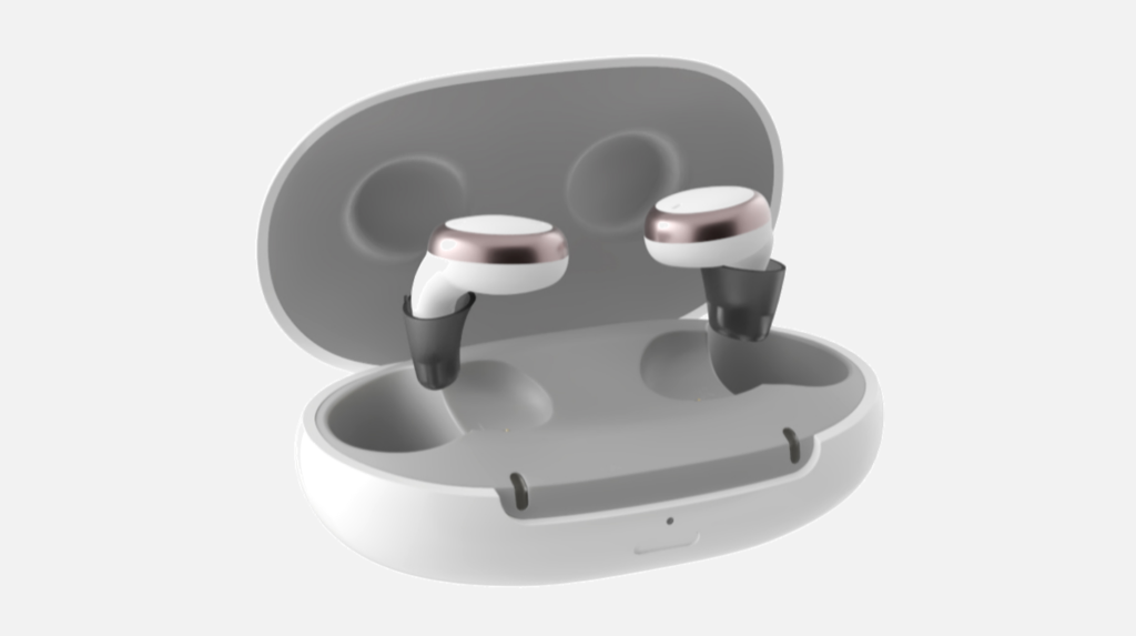 Hörgeräte mit Lithium-Ionen-Akku im Earbud Design